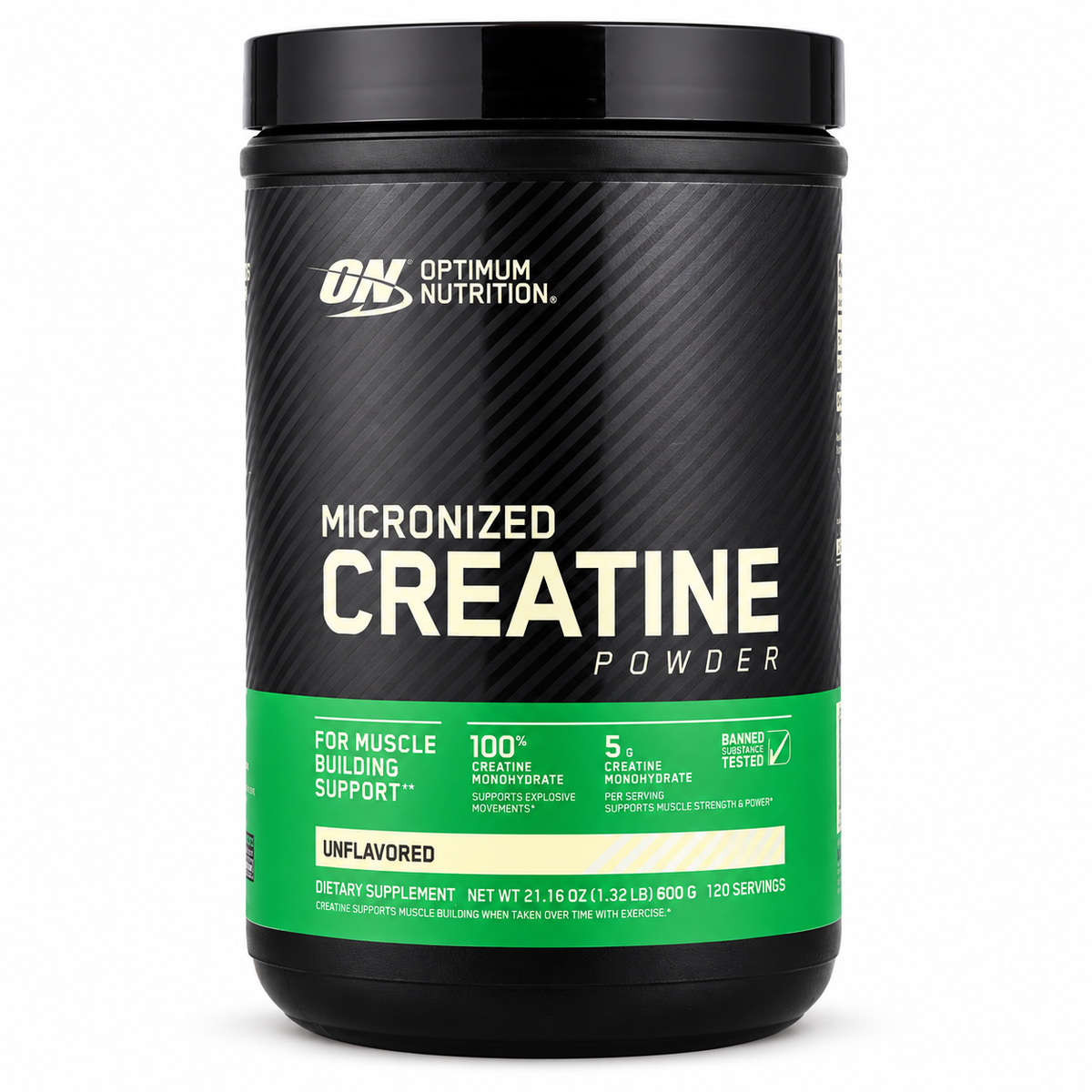 Optimum Nutrition Micronized Creatine Powder – Unflavored