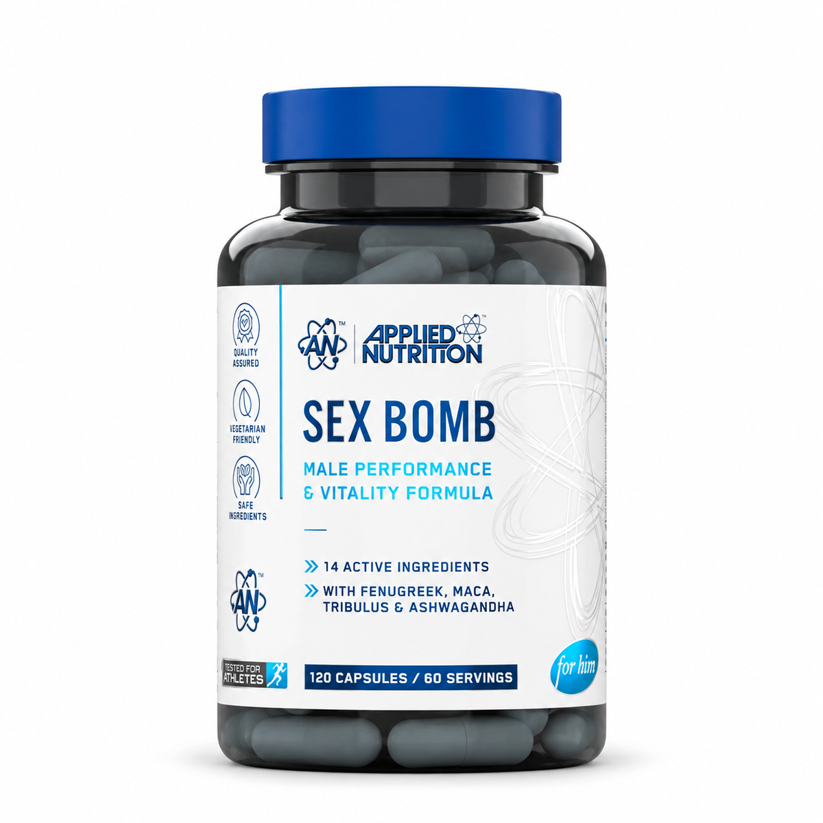 Applied Nutrition Sex Bomb Male Libido Enhancer - 120 Capsules