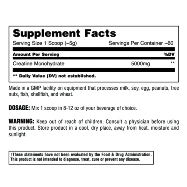 Animal Micronized Creatine