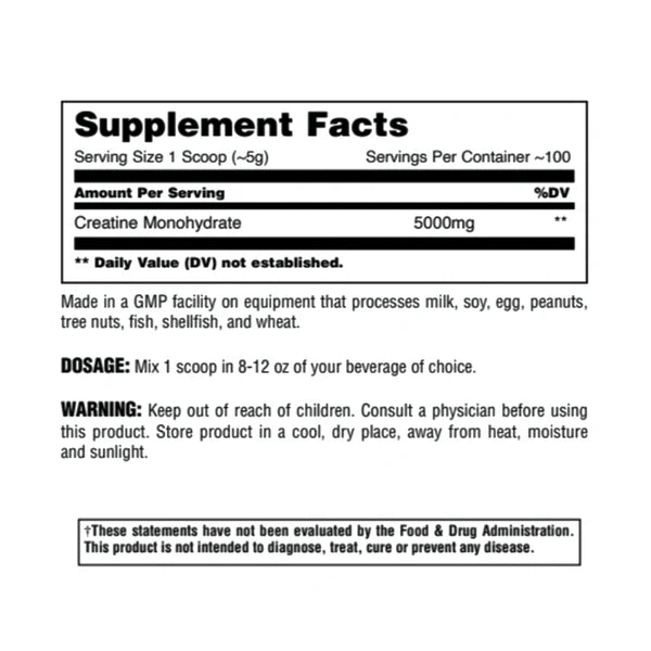 Animal Micronized Creatine