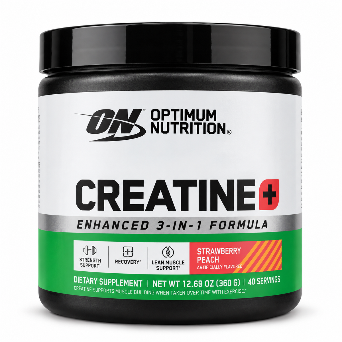 Optimum Nutrition Creatine+ Enhanced 3-in-1 Formula 360g – 40 Servings
