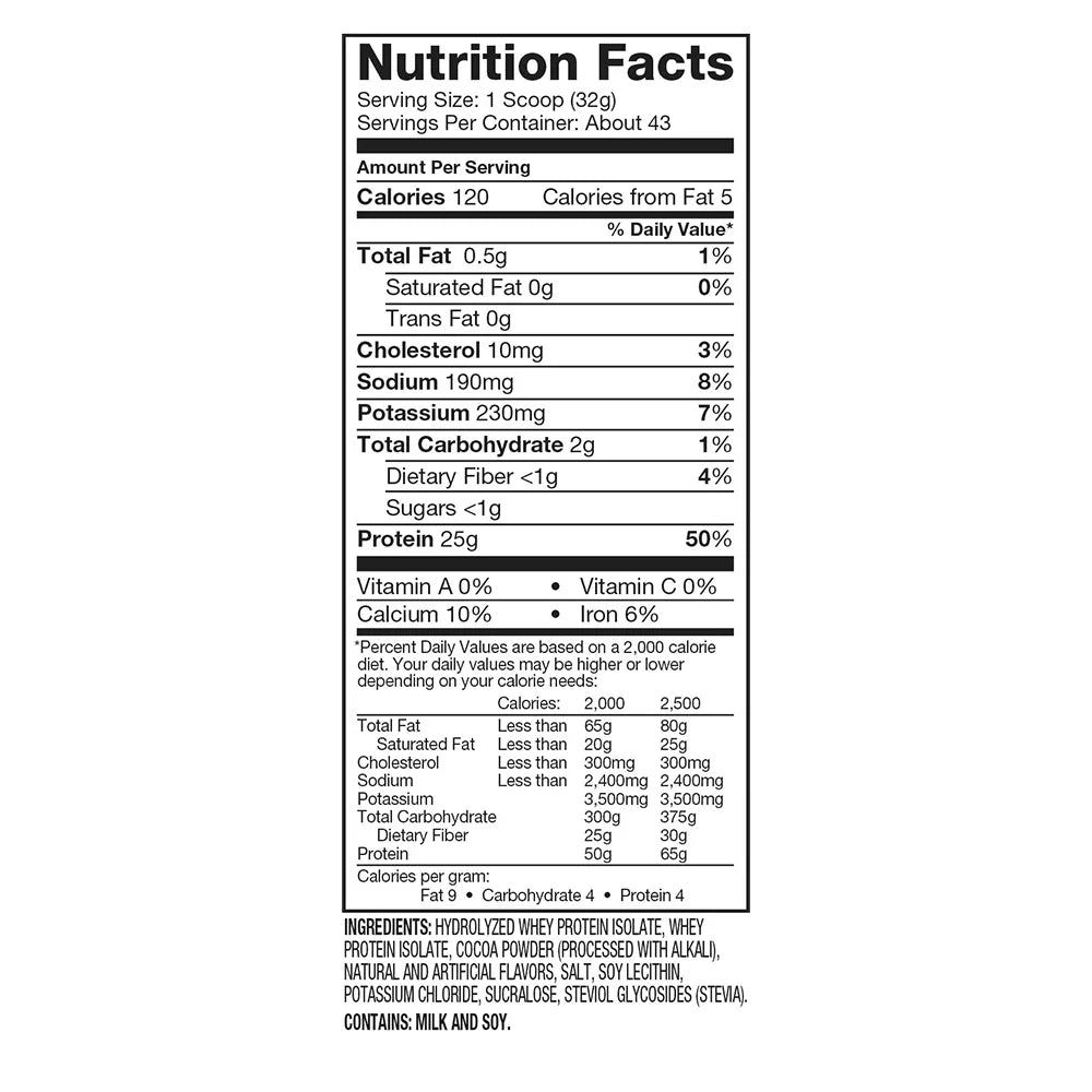 Dymatize, ISO100 Hydrolyzed Whey Protein Isolate, 3 lb 1.4 kg.