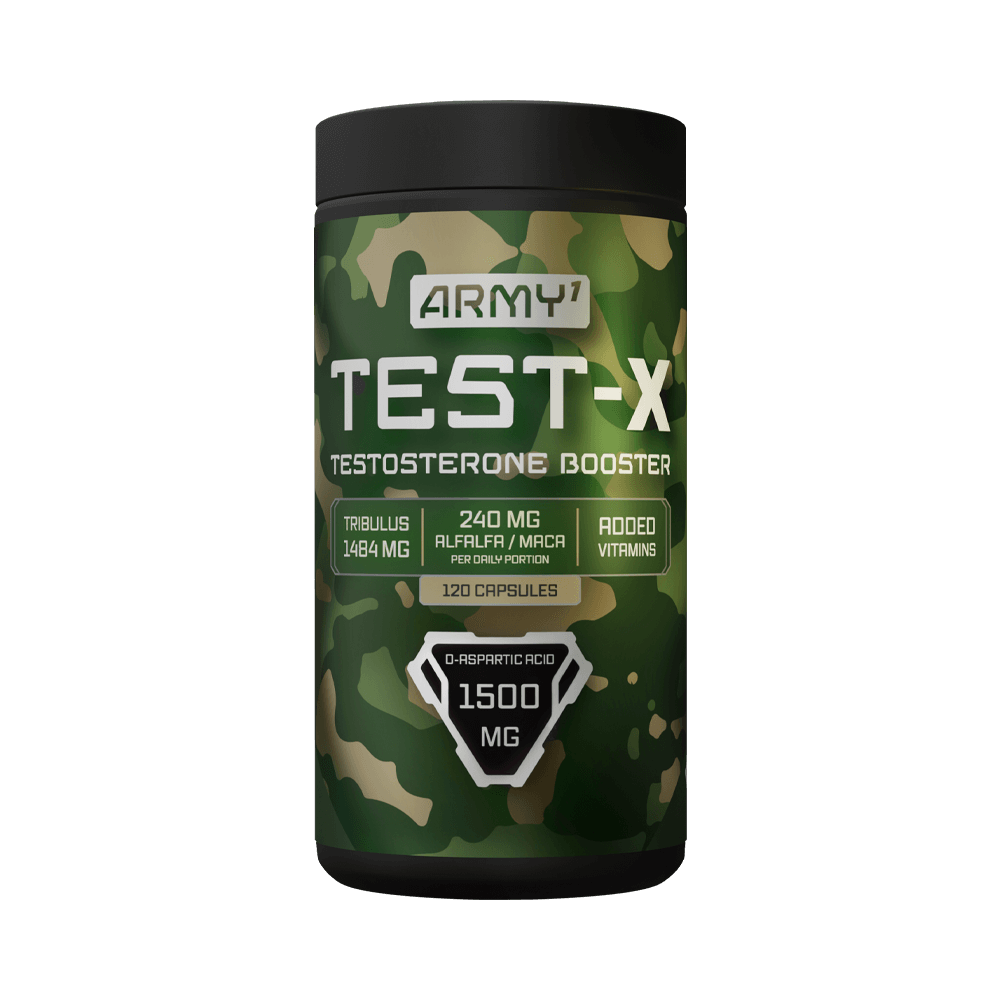 ARMY 1, Test-X, 120 Capsules, 40 Servings