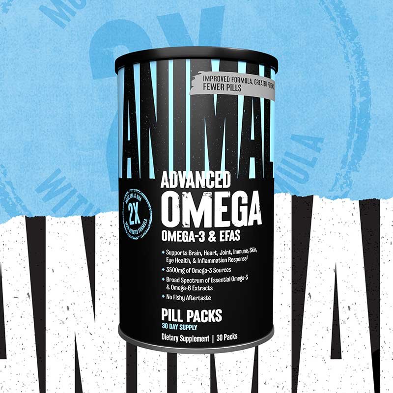 Animal, Advanced Omega-3 & EFAs Pill Packs, 30 Packs