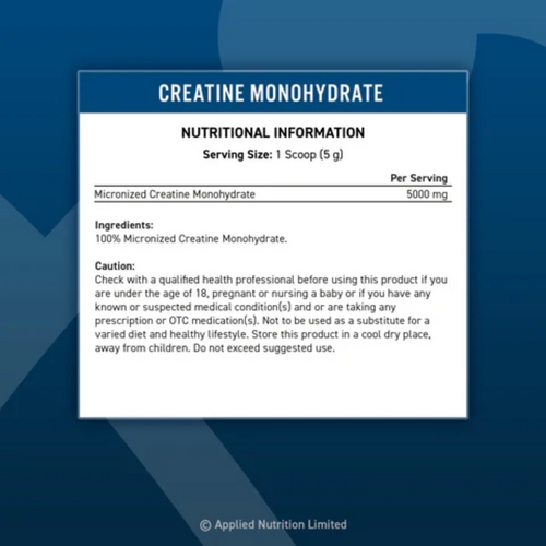 Applied Nutrition, Creatine Monohydrate, 250g, 50 Servings