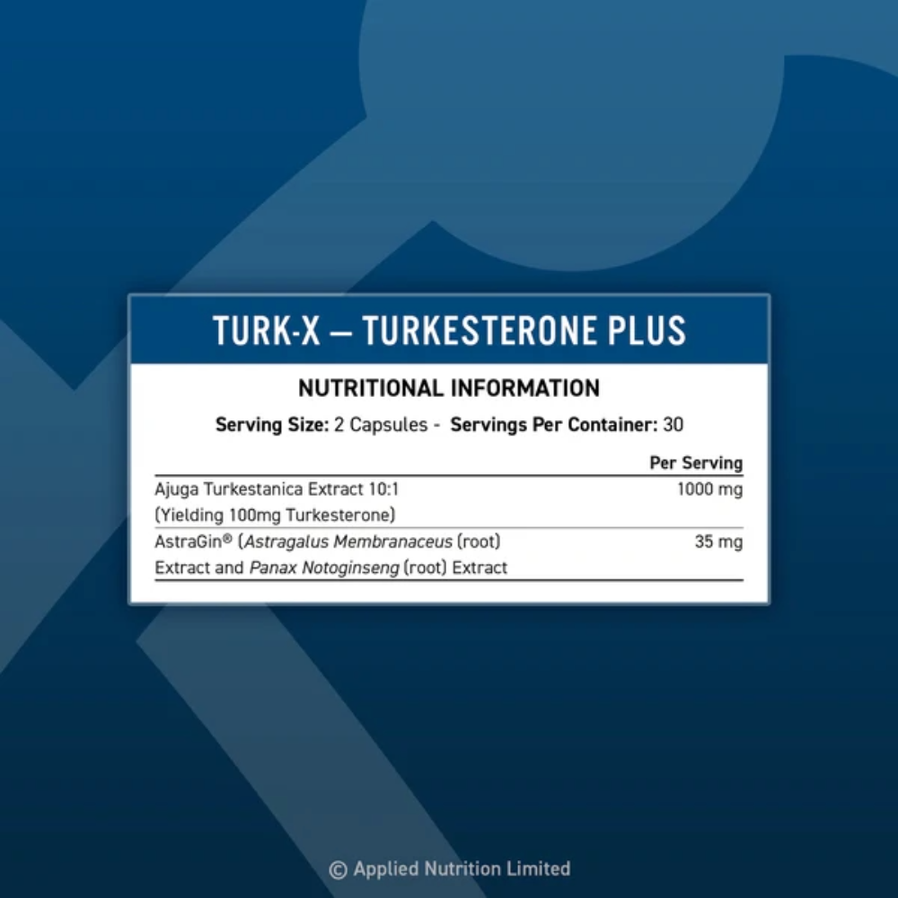 Applied Nutrition, TURK-X, 60 Capsules, 30 Servings