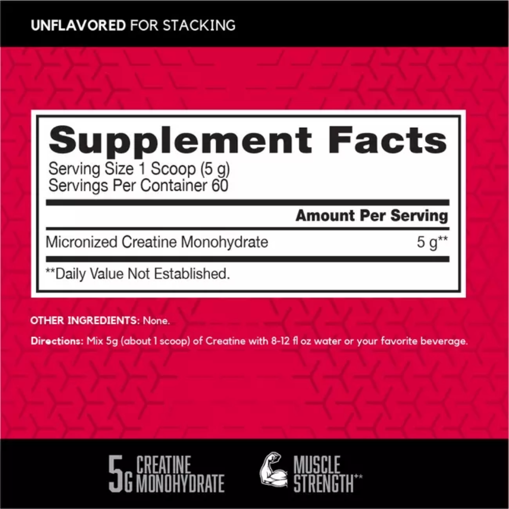 BSN, Creatine Monohydrate, 300g, 60 Servings