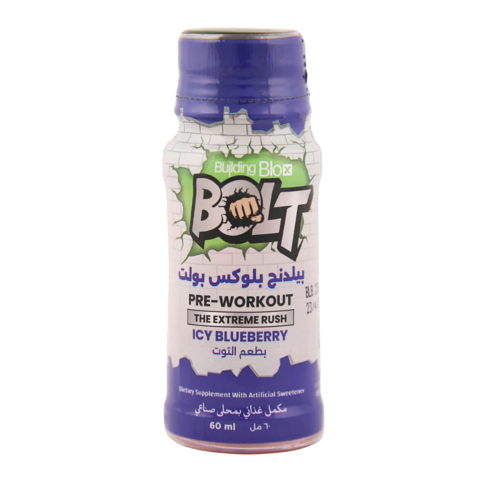 Building Blox, BOLT Pre-workout Shot, 60ml, 1 Servings