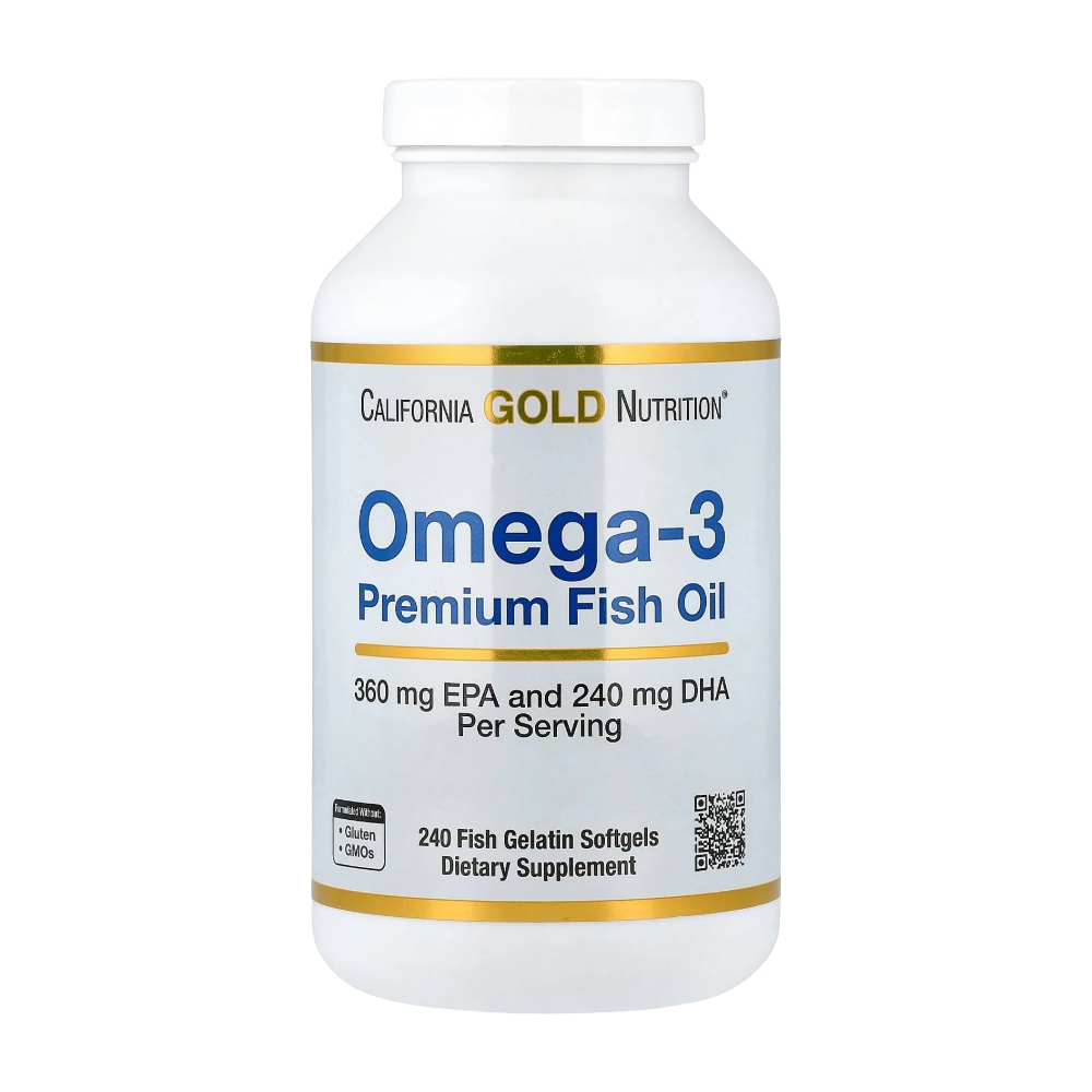 California Gold Nutrition, Omega-3, 240 Softgels, 120 Servings