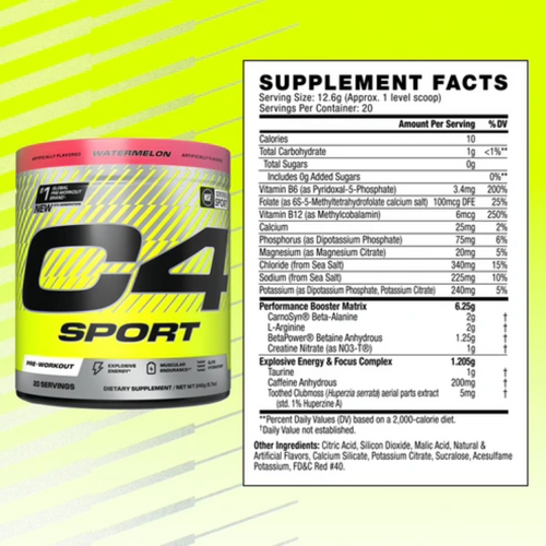 Cellucor, C4 Sport, 250g, 20 Servings