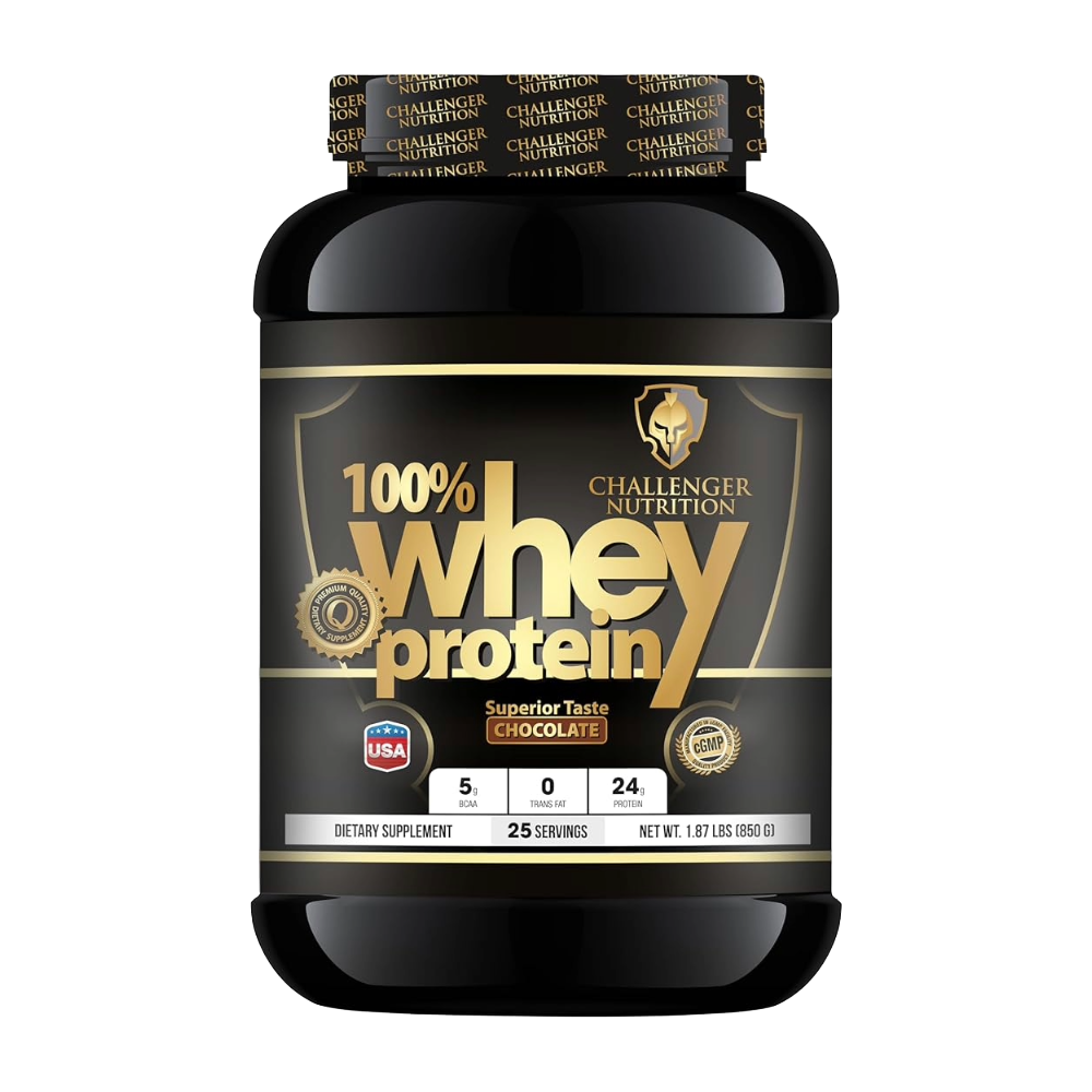 Challenger Nutrition, 100% Whey protein, 1kg, 25 Servings