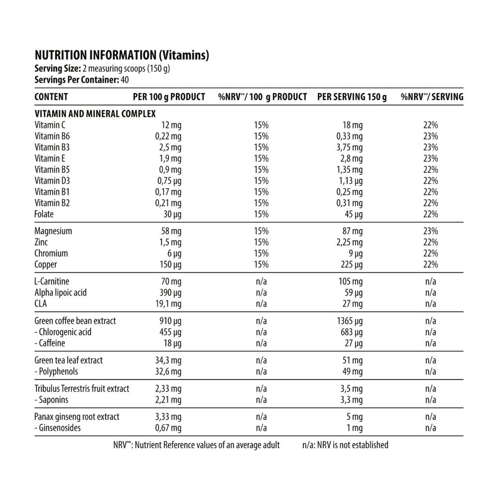 DY Nutrition, Metabolic Gainer, 6kg, 40 Servings