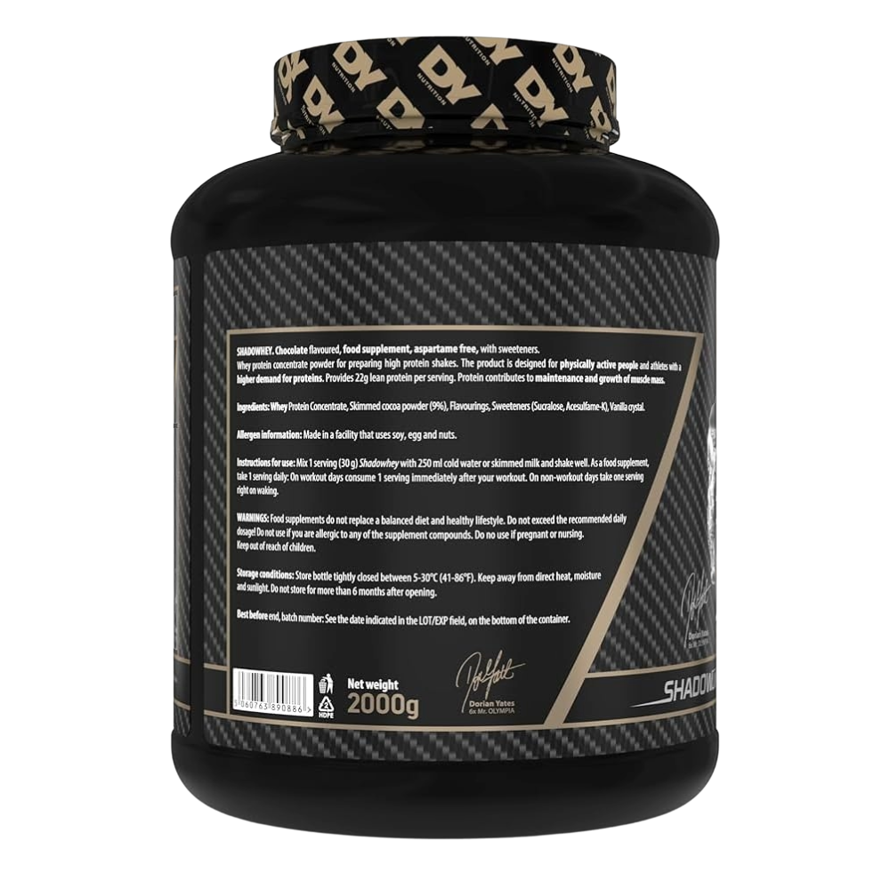 DY Nutrition, Shadowhey, 2kg, 66 Servings