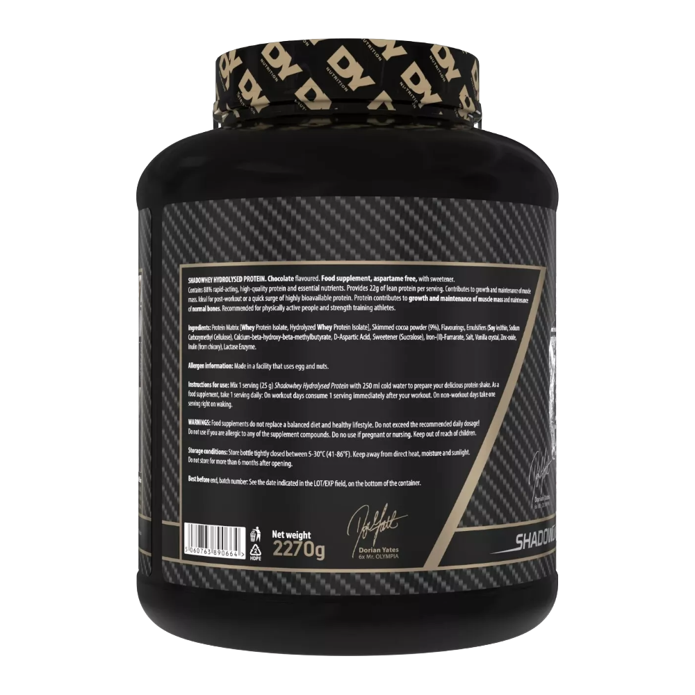 DY Nutrition, Shadowhey Hydrolysate, 2.27kg, 90 Servings