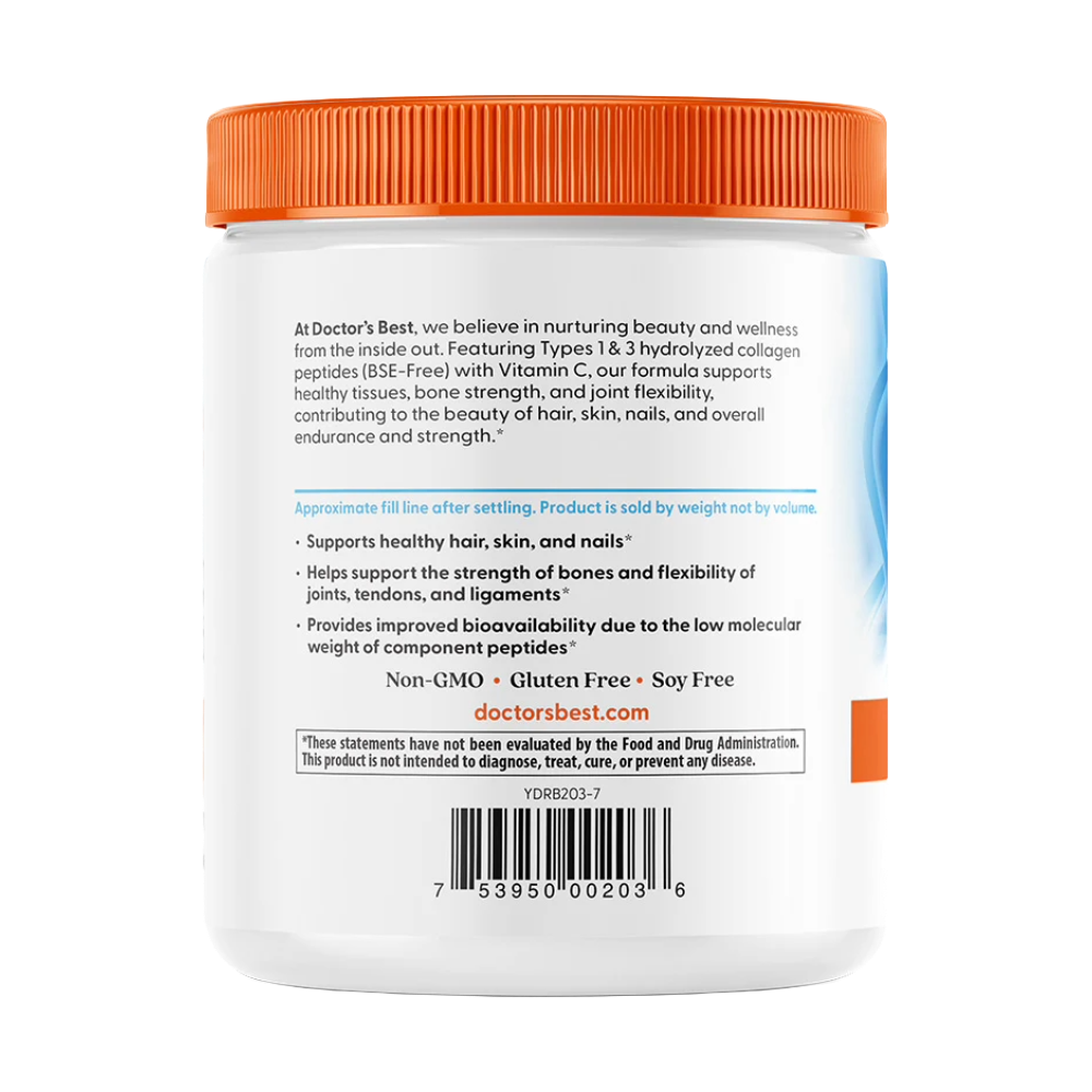 Doctor’s Best, Pure Collagen Types 1 and 3, 200g, 30 Servings