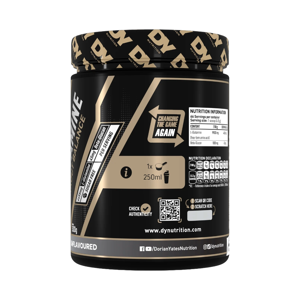 Dy Nutrition, The Glutamine, 300g, 66 Servings