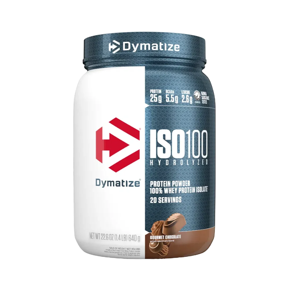 Dymatize, ISO100 Hydrolyzed Whey Protein Isolate, 1.43 lb 650g.