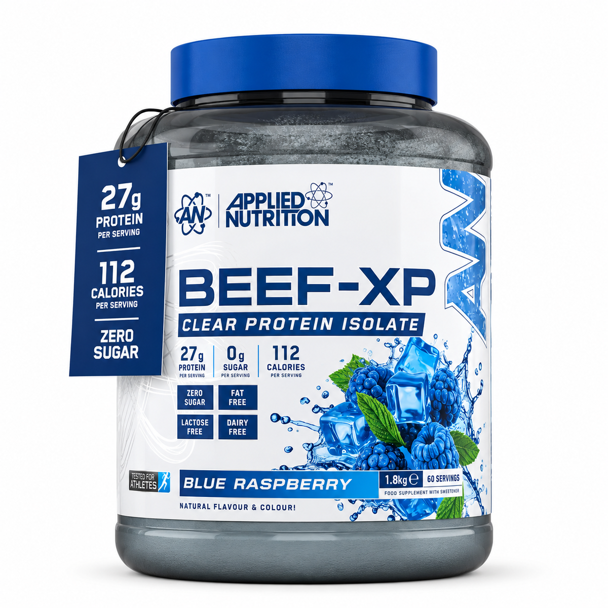 Applied Nutrition BEEF-XP Clear Beef Protein Isolate – Blue Raspberry 1.8kg