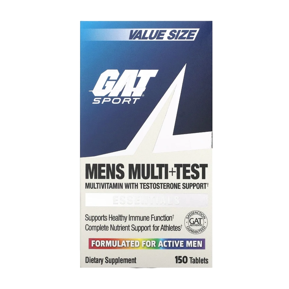GAT Sports, Men’s Multi + Test, 150 Tablets, 75 Servings