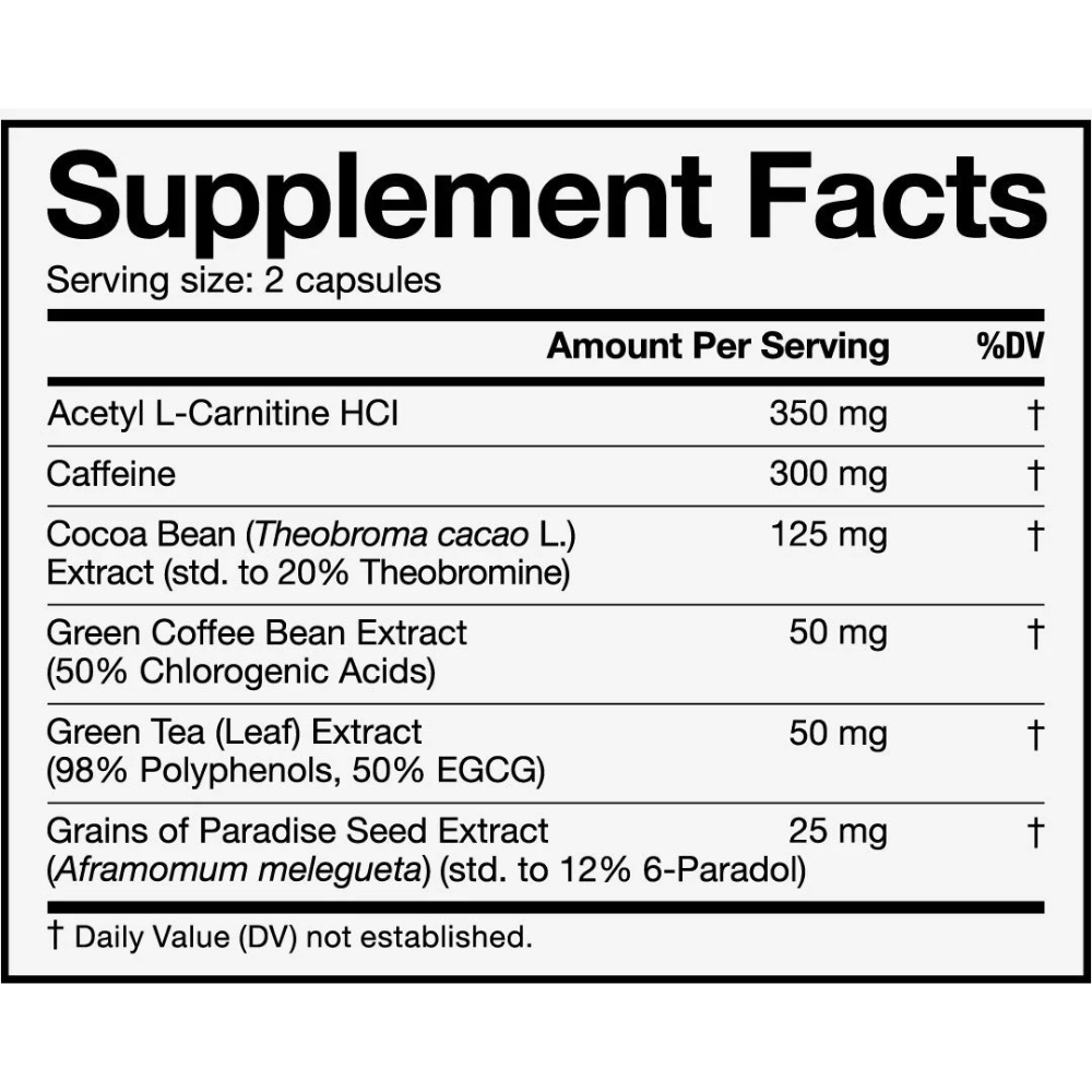 JNX Sports, The Omen Fat Burner, 100 Capsules, 50 Servings