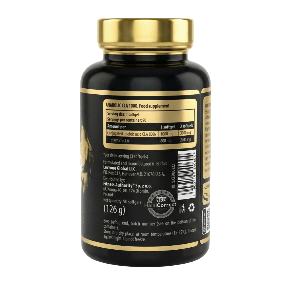 Kevin Levrone, Anabolic CLA 1000mg, 90 Softgels, 90 Servings