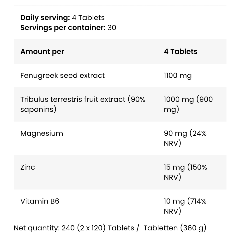 Kevin Levrone, LevroTest AM PM Formula, 2×120 Capsules, 24 Servings