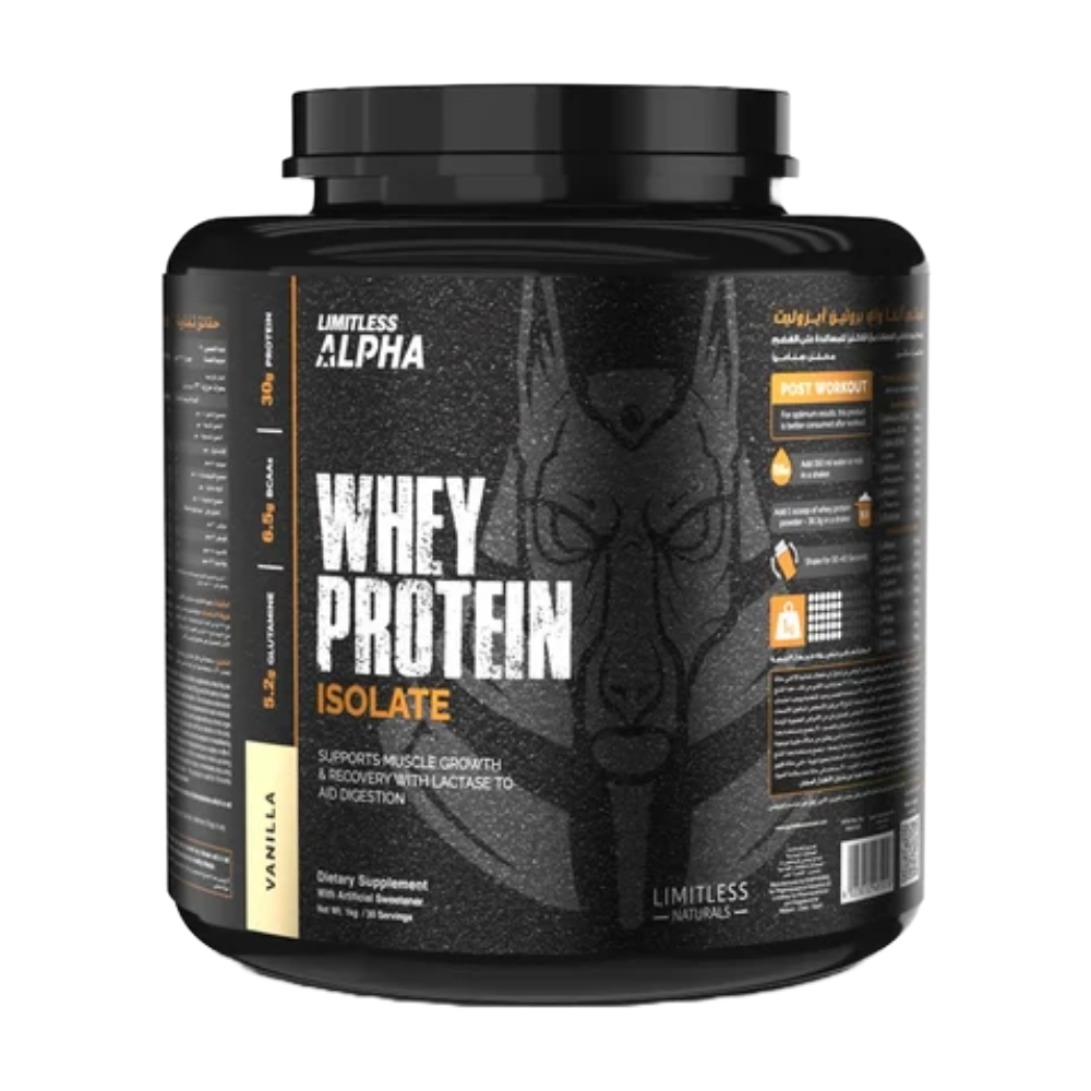 Limitless Alpha, Whey Protein Isolate, 1kg, 30 Servings