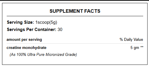 Lions Nutrition, Creatine Monohydrate, 150g, 30 Servings