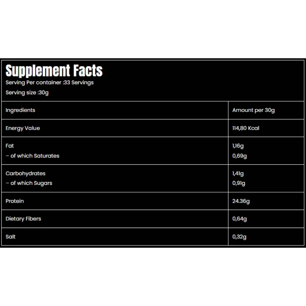 Marvelous Nutrition, Hyper Trophy Protein Isolate Blend, 908G, 33 Servings