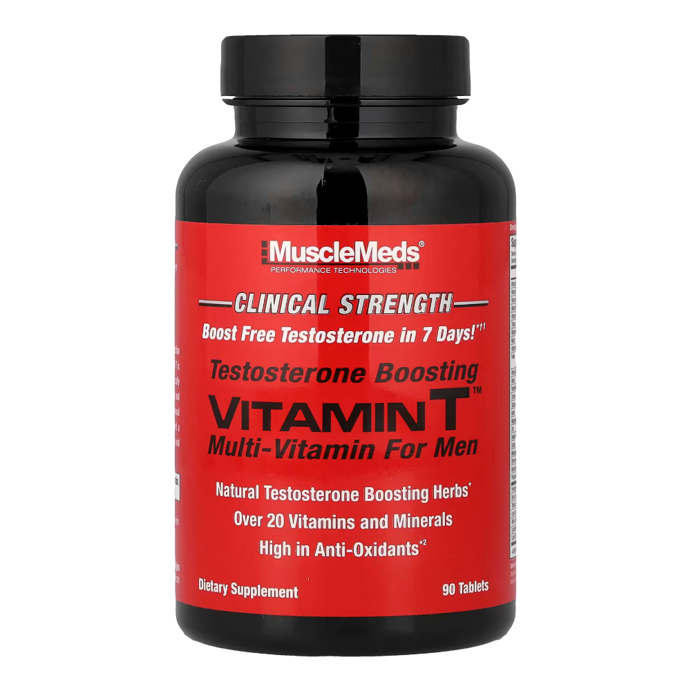Muscle Meds, VITAMIN T – Multi-Vitamin + Test Booster, 90 Tablets, 30 Servings