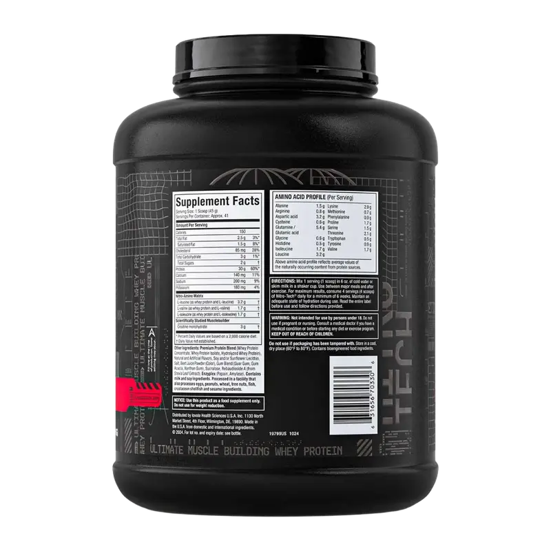 MuscleTech, NitroTech Whey Protein, 1.81 kg