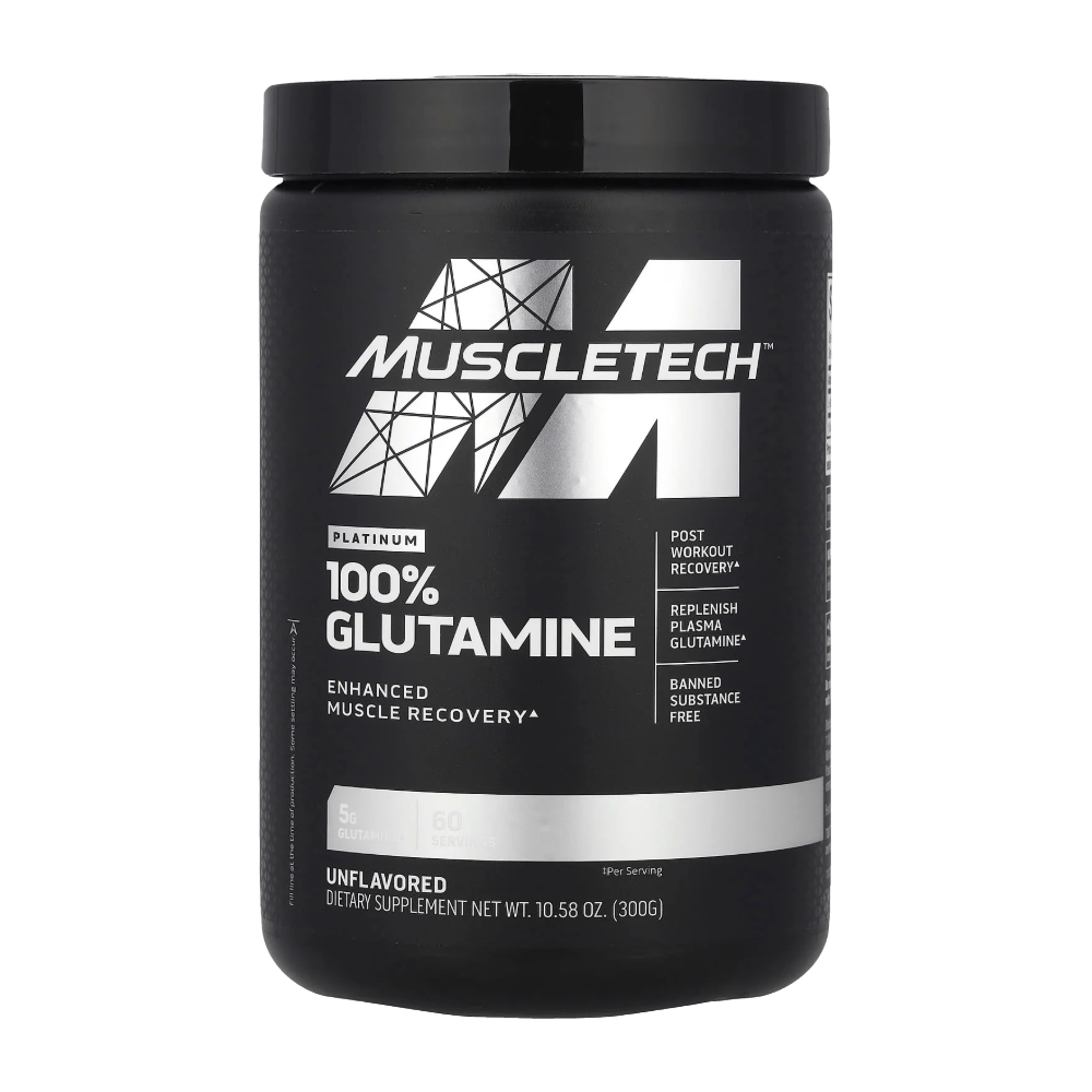 MuscleTech, Platinum 100% Glutamine, Unflavored, 300G, 60 Servings