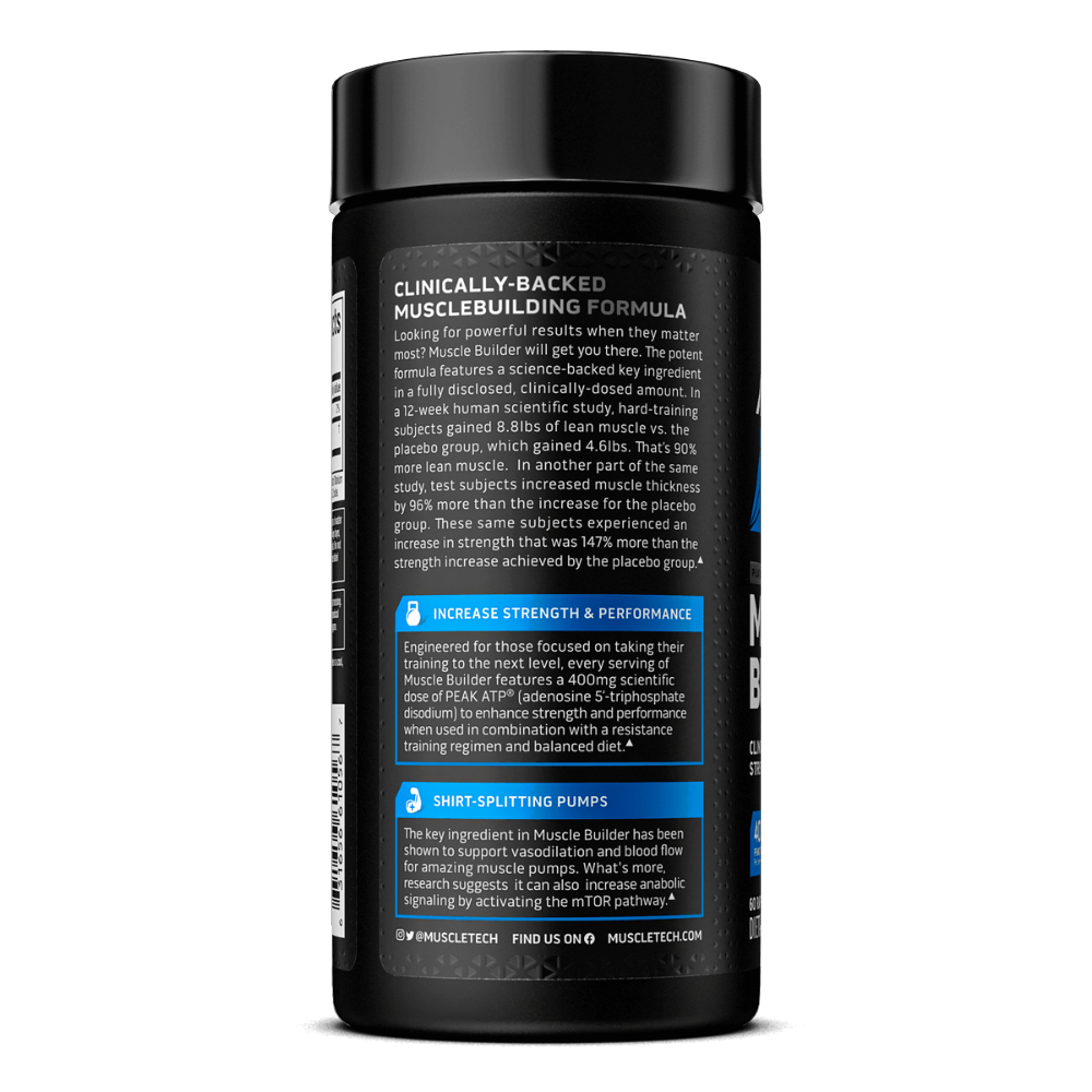 MuscleTech, Platinum Muscle Builder, 60 Capsules, 60 Servings