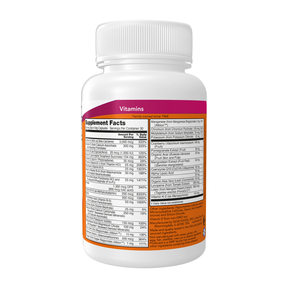 Now Foods, Eve Women’s Multiple Vitamin, 120 Veg Capsules, 30 Servings