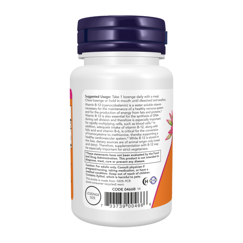 Now Foods, Vitamin B-12, 1000 mcg, 100 Lozenges