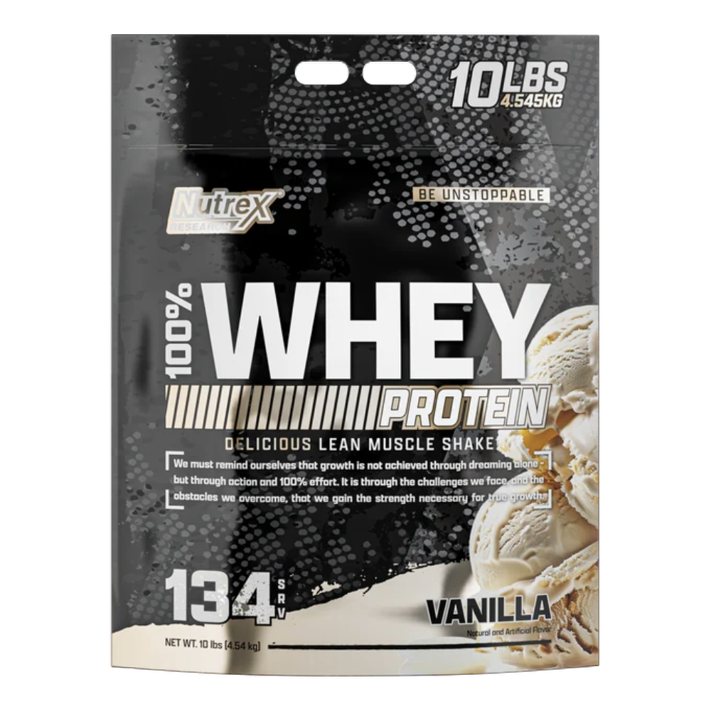 Nutrex Research, 100% Whey Protein, 4.54kg, 128 Servings