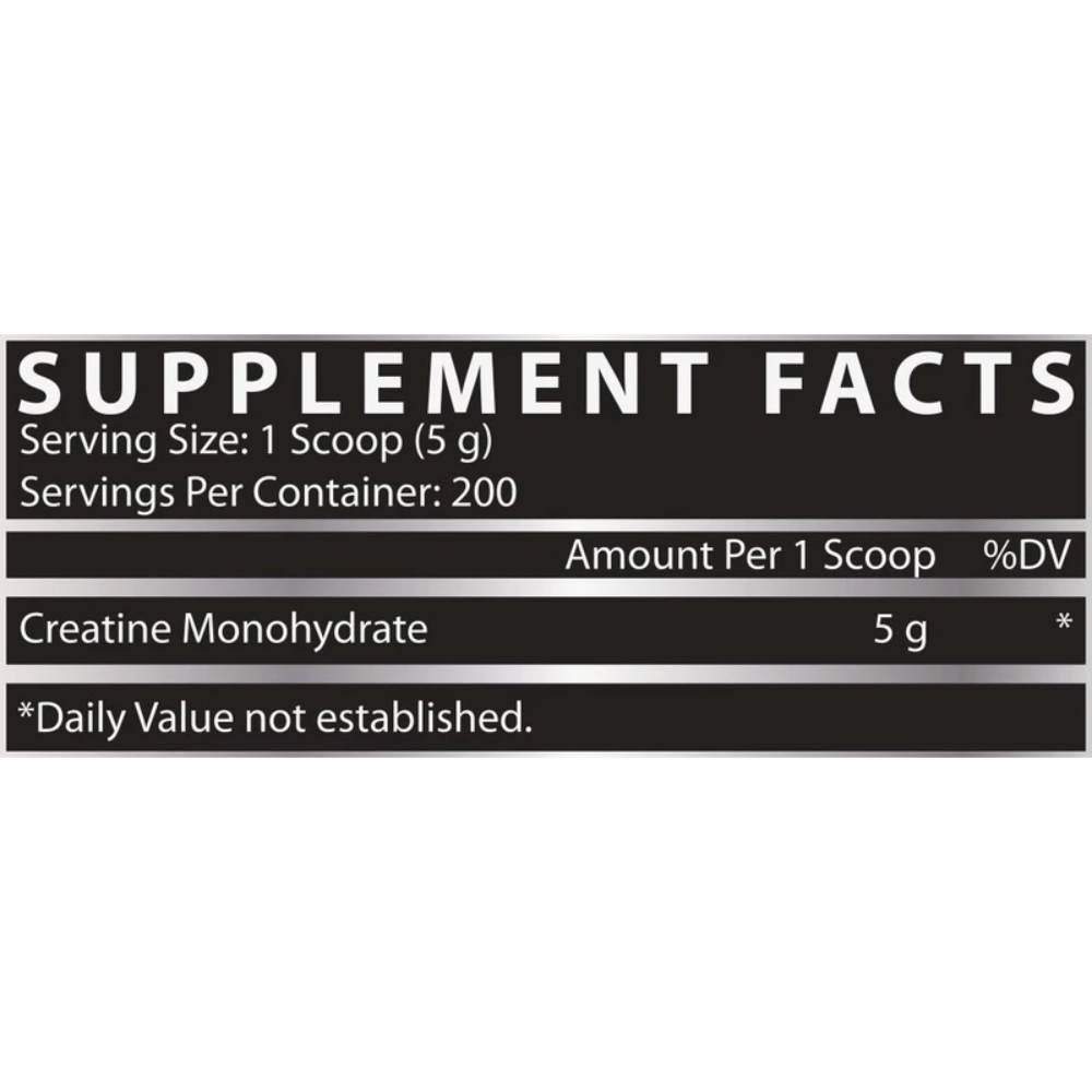 Nutrex Research, Creatine Monohydrate, Unflavored, 1000g, 200 Serving