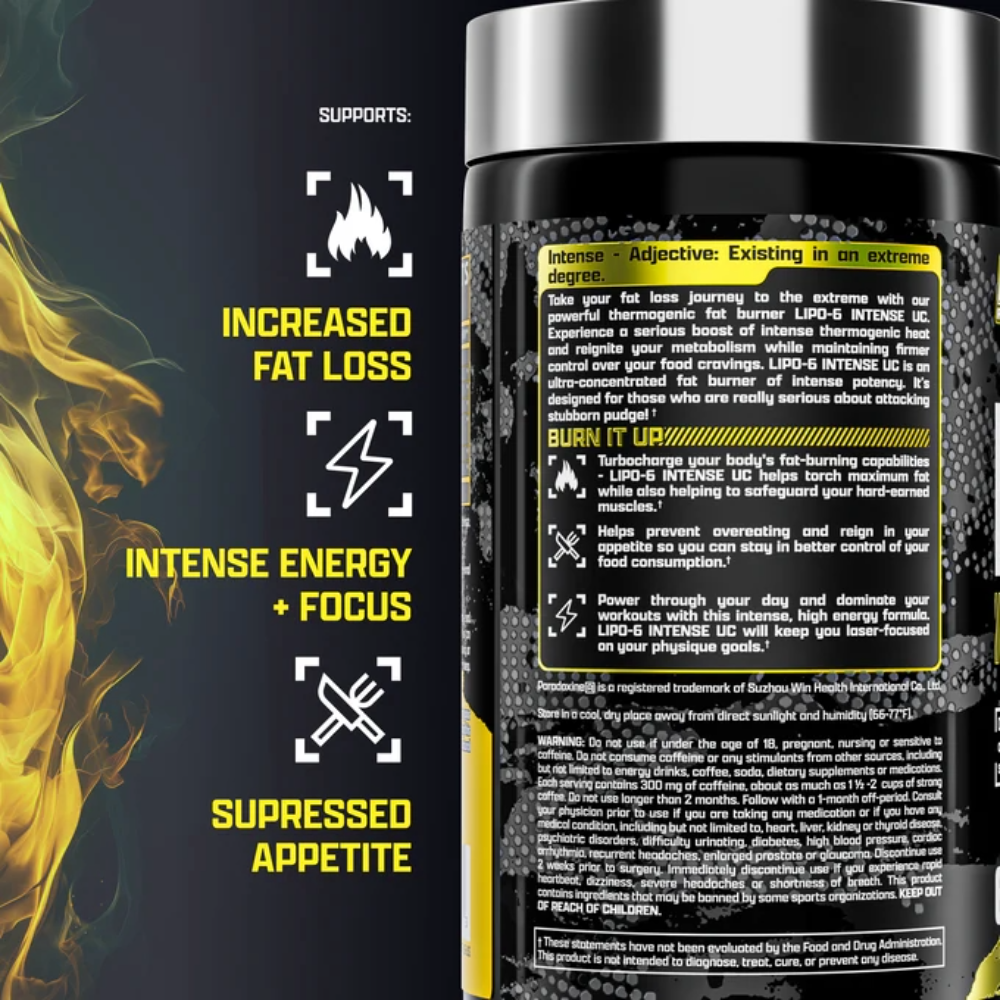 Nutrex Research, Lipo-6 Intense, 60 Capsules, 60 Servings