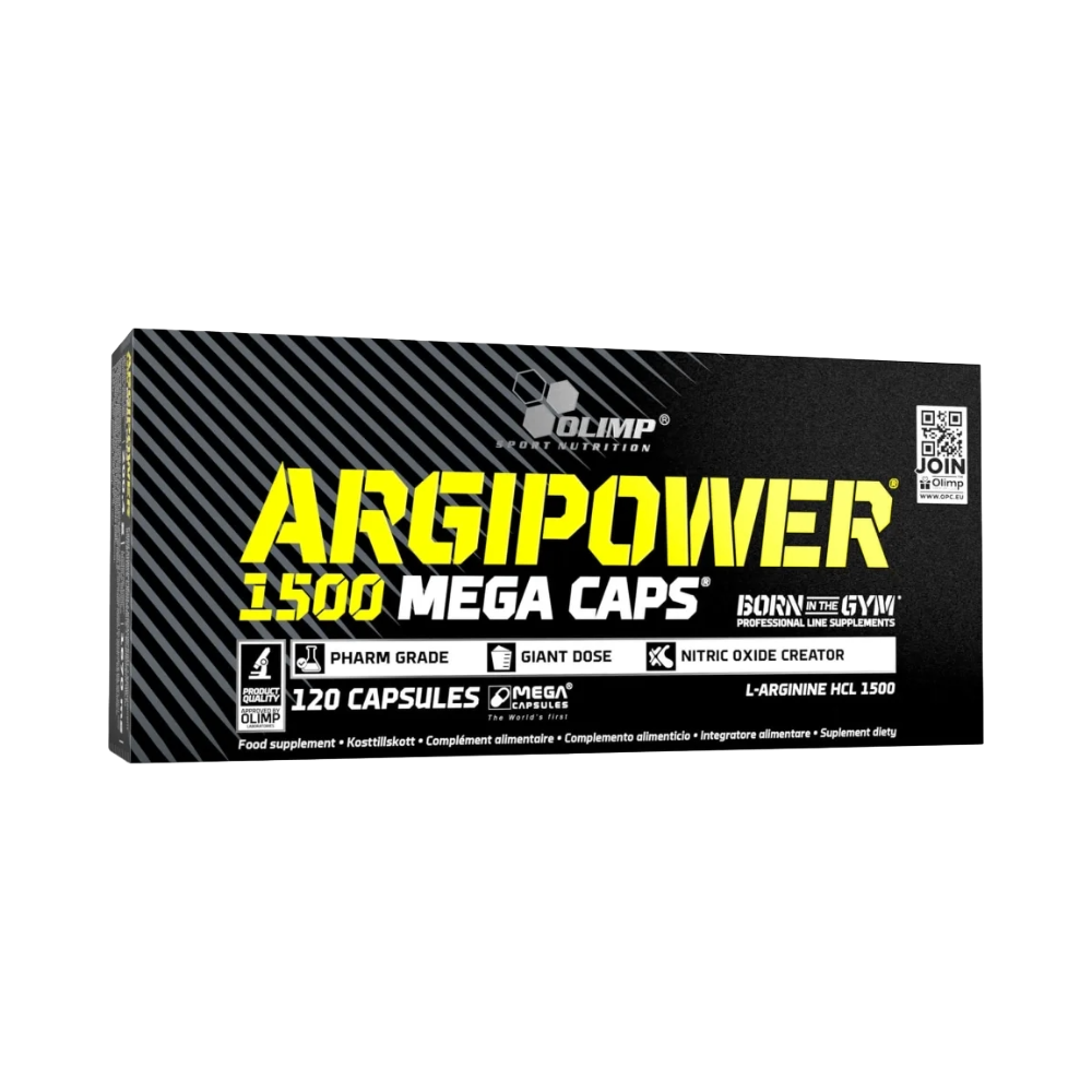 Olimp, ArgiPower 1500 Mega Caps, 120 Capsules, 120 Servings