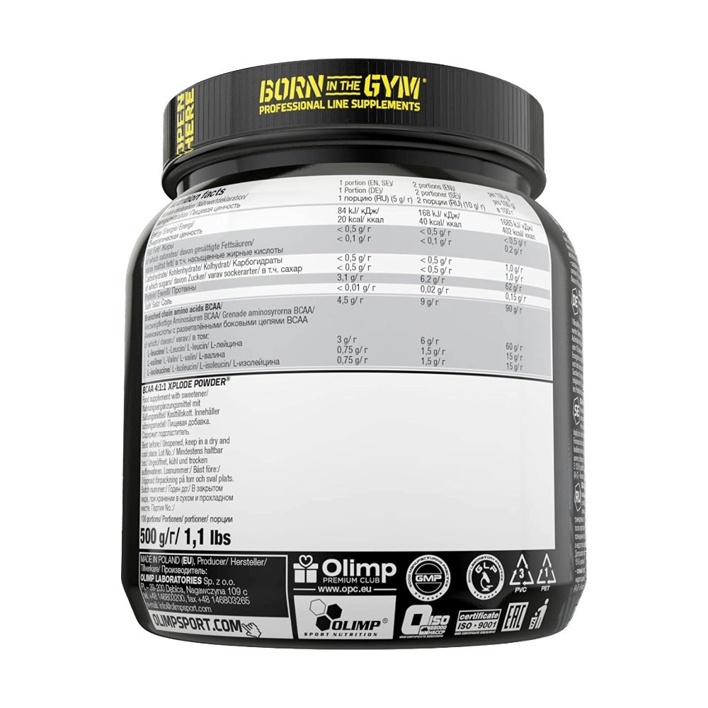 Olimp, BCAA 4:1:1 Xplode, 500g, 100 Servings
