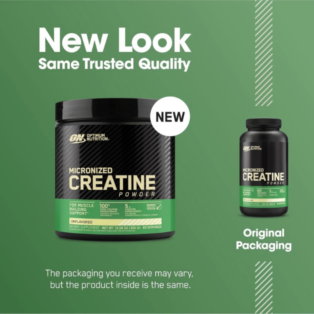 Optimum Nutrition, Micronized Creatine, 300g, 60 Servings