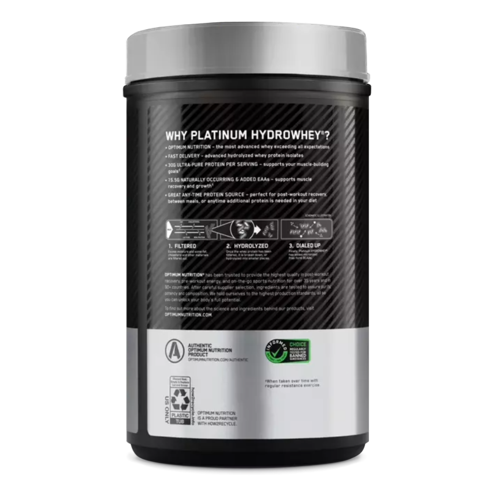 Optimum Nutrition, Platinum Hydro Whey, 800g, 20 Servings