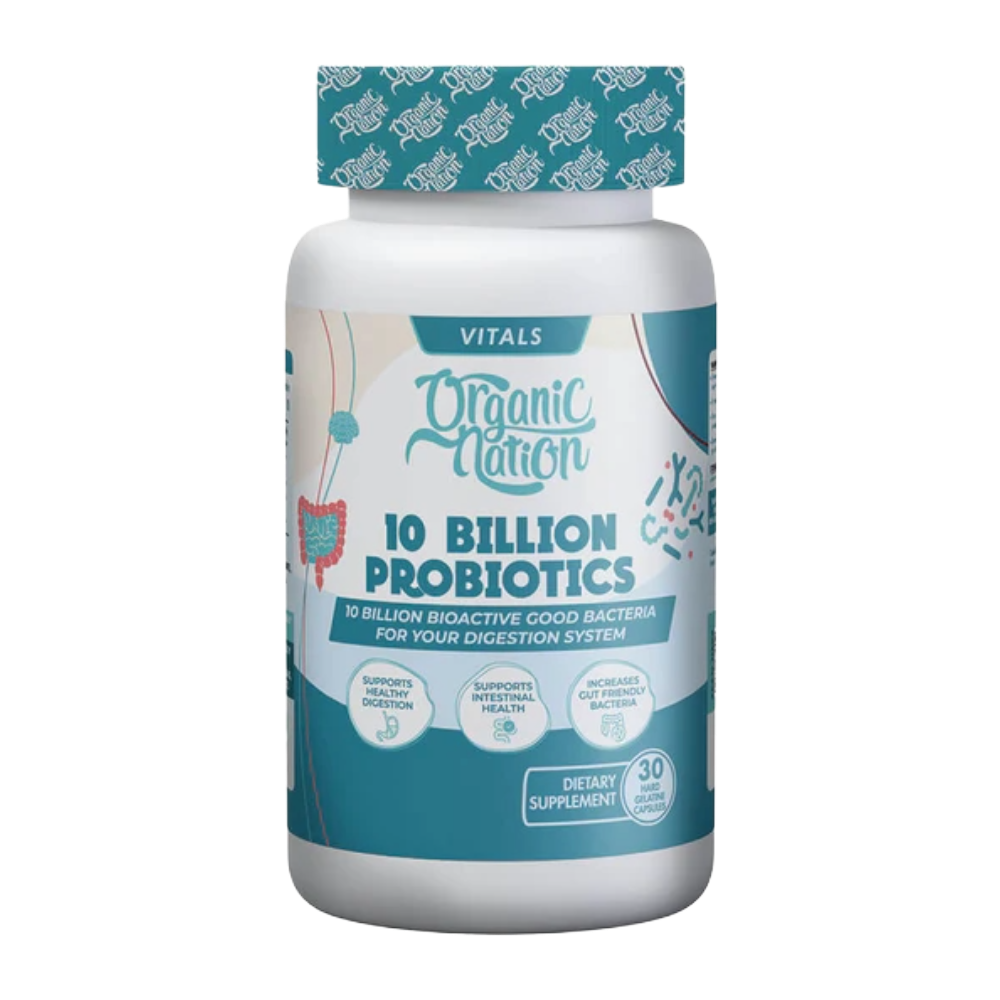 Organic Nation, 10 Billion Probiotics, 30 Capsules, 30 Servings