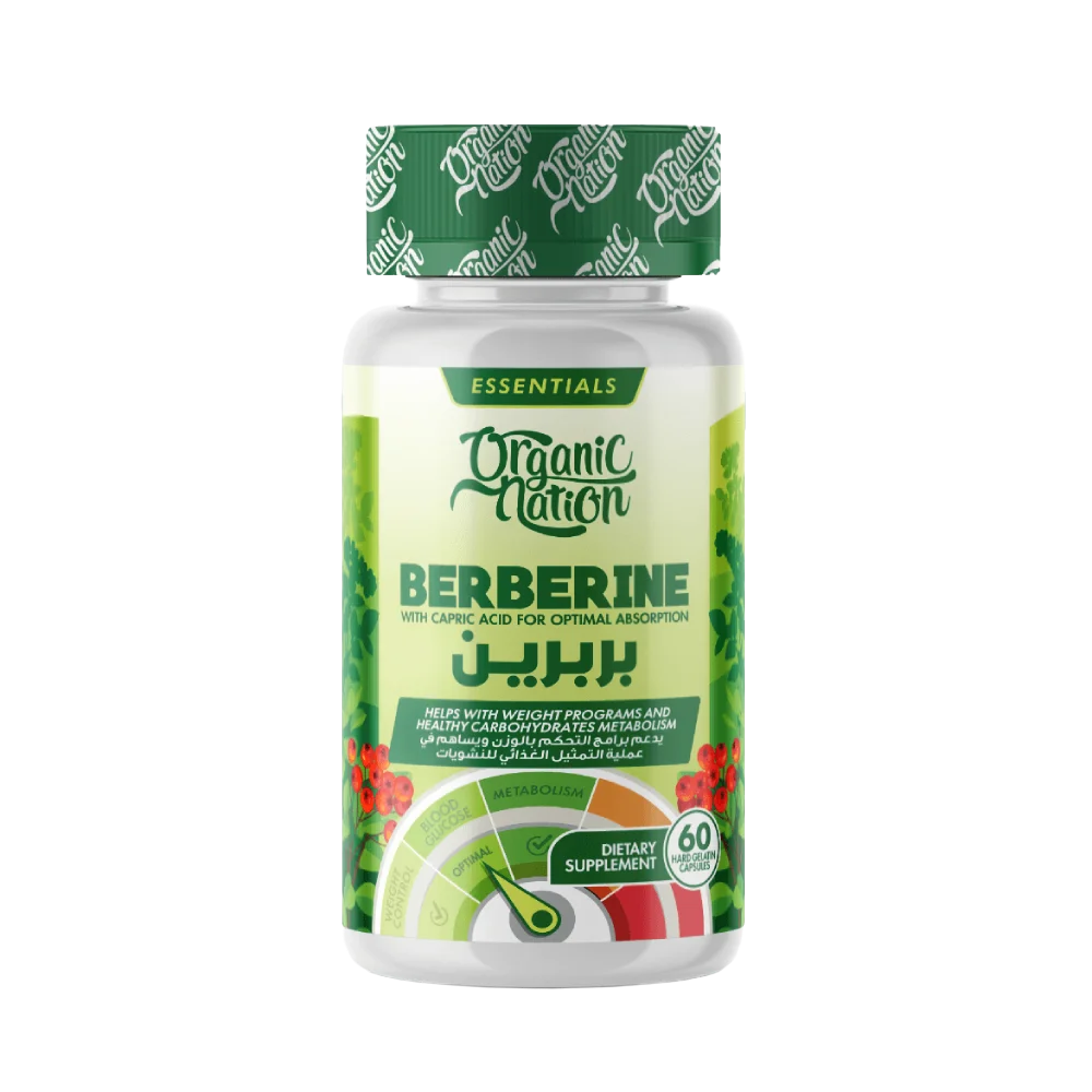 Organic Nation, Berberine With Capric Acid, 60 Capsules, 60 Servings