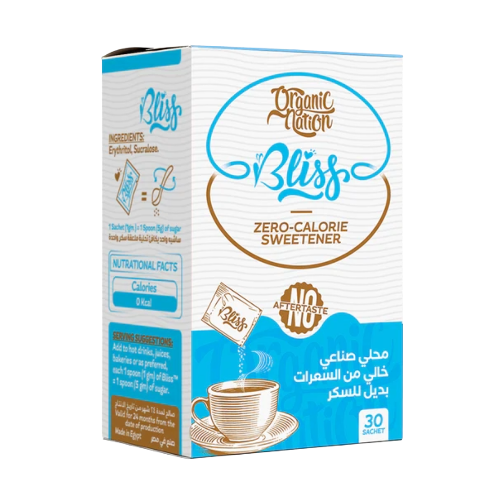 Organic Nation, Bliss Zero Calorie Sweetener, 30 Sachets