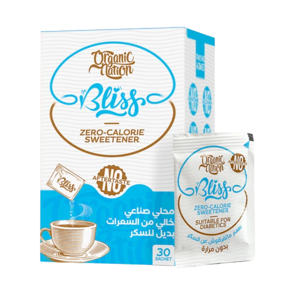 Organic Nation, Bliss Zero Calorie Sweetener, 30 Sachets