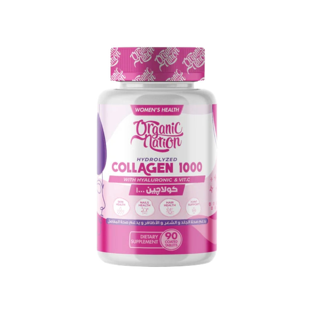 Organic Nation, Hydrolyzed Collagen 1000, 90 Coated Tablets, 90 Servings