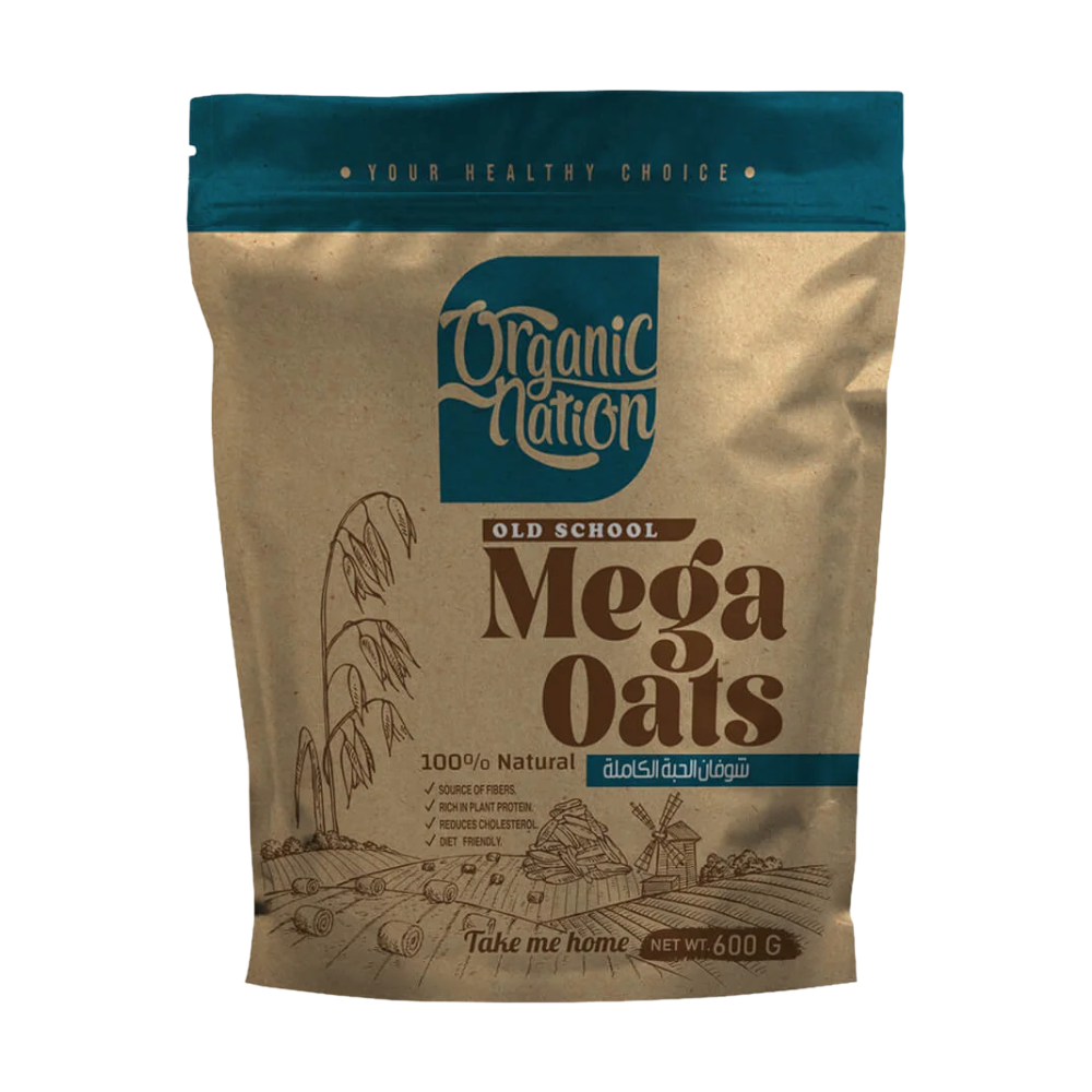 Organic Nation, Mega Oats, 600g