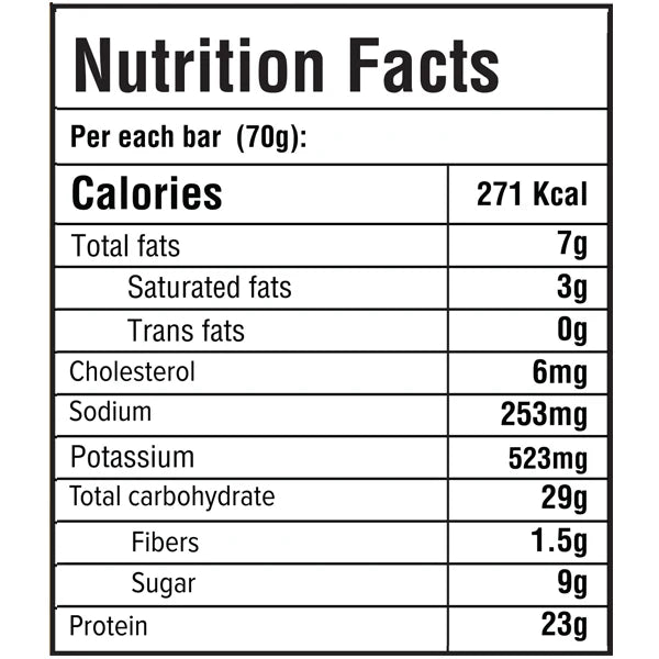 Organic Nation, Secrets Protein Bar, 70G