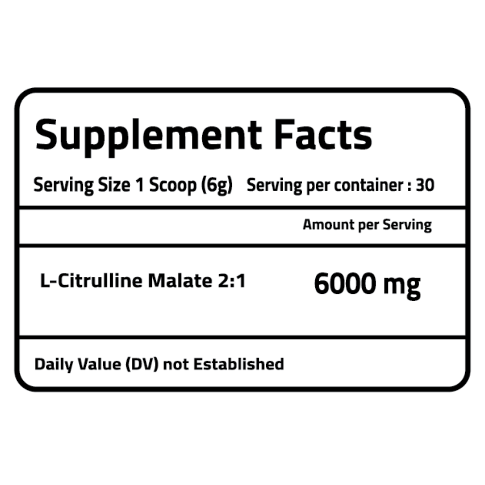 PureGanic, Citrulline malate, 180g, 30 Servings